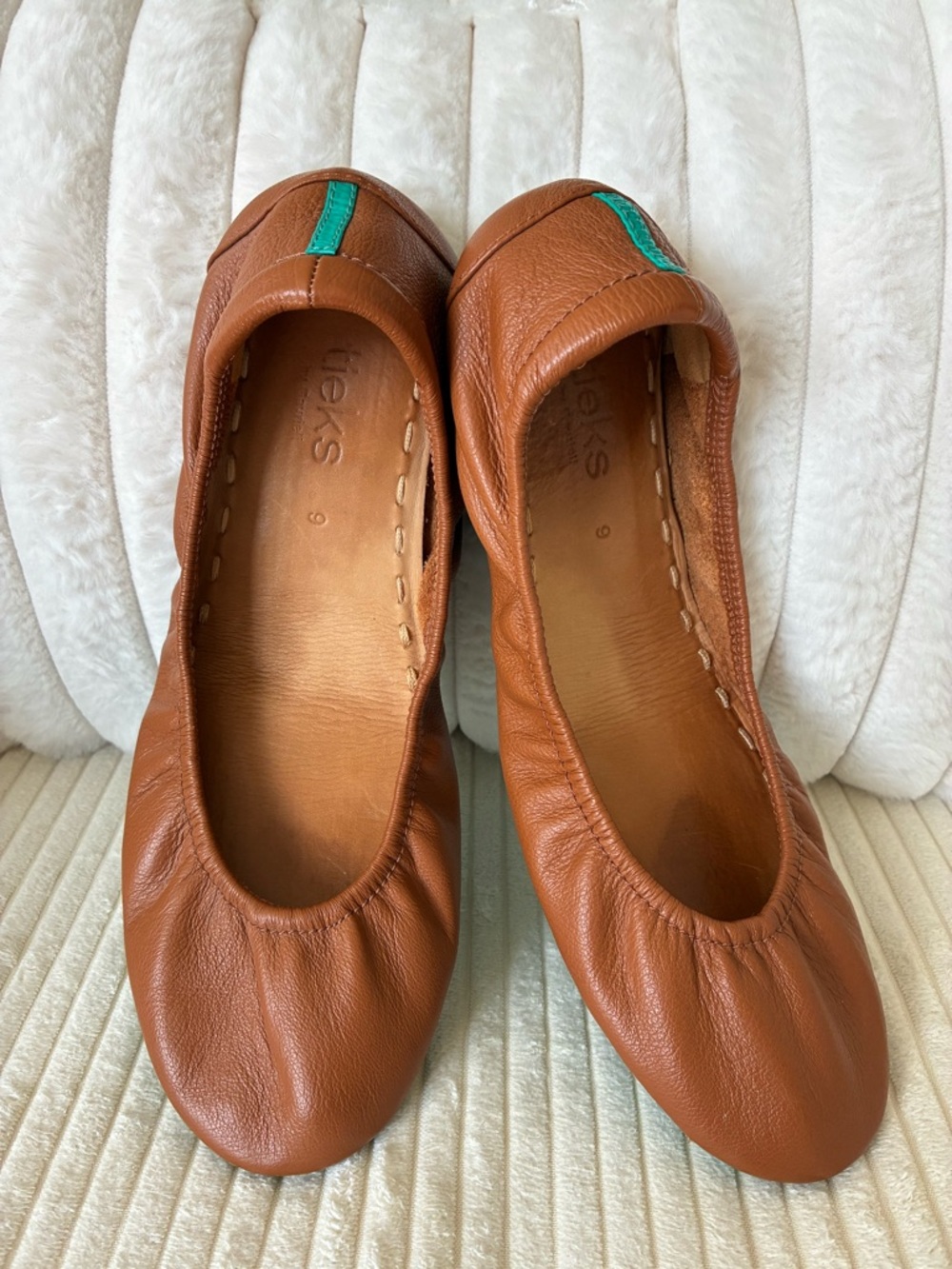 Host Pick🎉 Tieks Chestnut Leather Ballet Flats